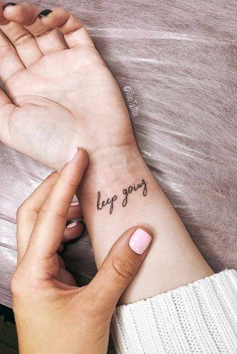 Wrist Tattoos Ideas With Words