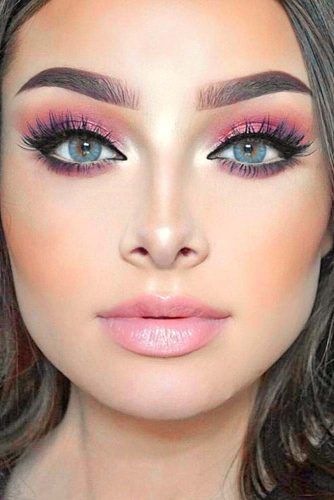 Elegant Rose Gold Eye Makeup